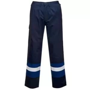 Portwest - FR56NRRL - sz l Bizflame Plus Trouser - Navy/Royal Regular