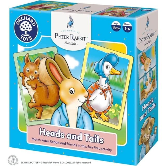 Orchard Toys Peter Rabbit Heads And Tails Game Multi unisex