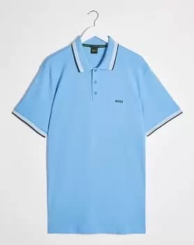 BOSS Bright Blue Short Sleeve Paddy Polo