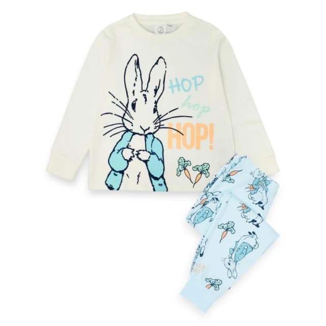 Peter Rabbit Long Sleeve Long Leg Pyjama Set Blue