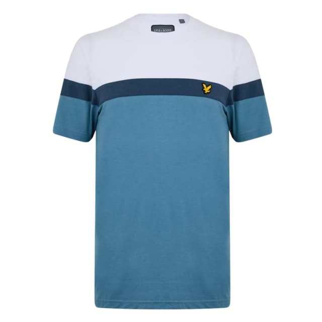 Lyle and Scott Striped T-Shirt 2 Pack Mens Short Sleeve Performance T-Shirts S Multi 68786969350
