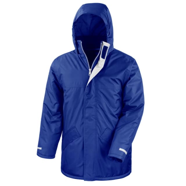 Result Core Mens Winter Parka in Blue Size: Small Blue Male S