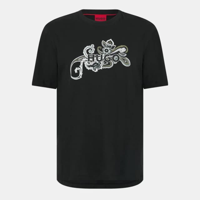 Hugo Mens Durable T-Shirt Black male S