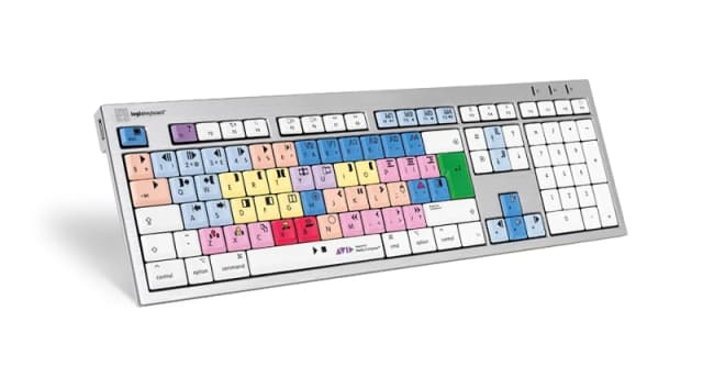 Logickeyboard LKB-MCOM4-CWMU-UK keyboard Office USB QWERTY UK English
