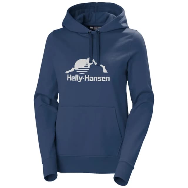 Helly Hansen Nord Graphic Womens Hoodie Bleu Female S