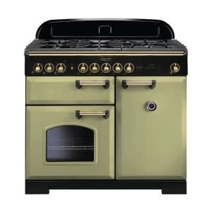 Rangemaster 114770 CDL100DFFOG-B Classic Deluxe 100cm Dual Fuel Range Cooker O Green-B