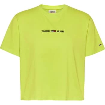 Tommy Jeans Tommy Jeans Boxy Linear Logo T-Shirt - Neo Lime