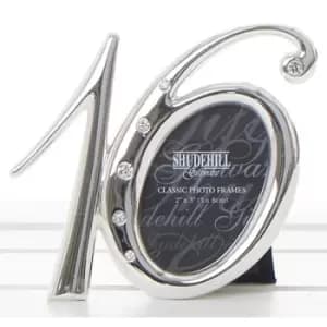 Silver Diamante 16th Birthday Photo Frame