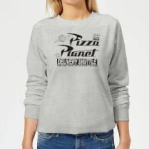 Toy Story Pizza Planet Logo Womens Sweatshirt - Grey - 3XL