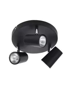 Forum Lighting 35W Inlight Harvey Spot 3 Light Plate Black - INL-31776-BLK