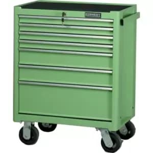 Green 7-Drawer Professional Roller Cabinet