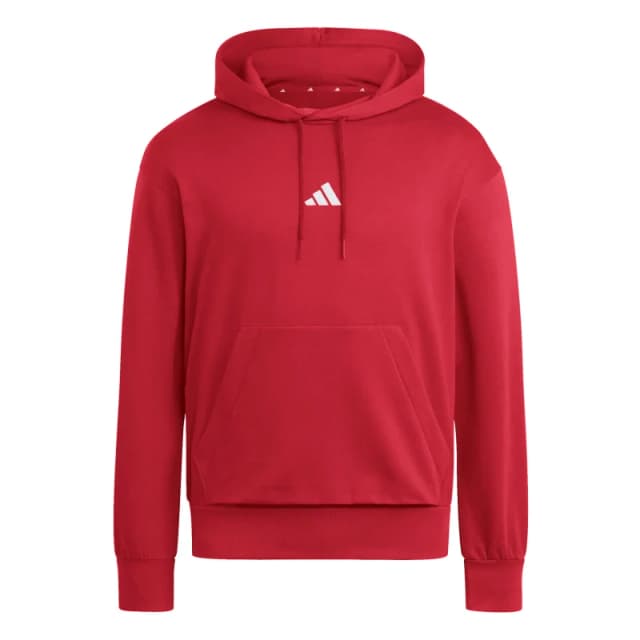 Adidas Hooded sweatshirt adidas Essentials Feelcozy Fleece Rouge Male M