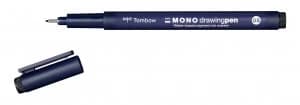 Mono Fineliner Drawing Pen Black 05 (0.46mm) PK12