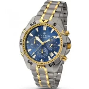 Mens Accurist Titanium Chronograph Watch