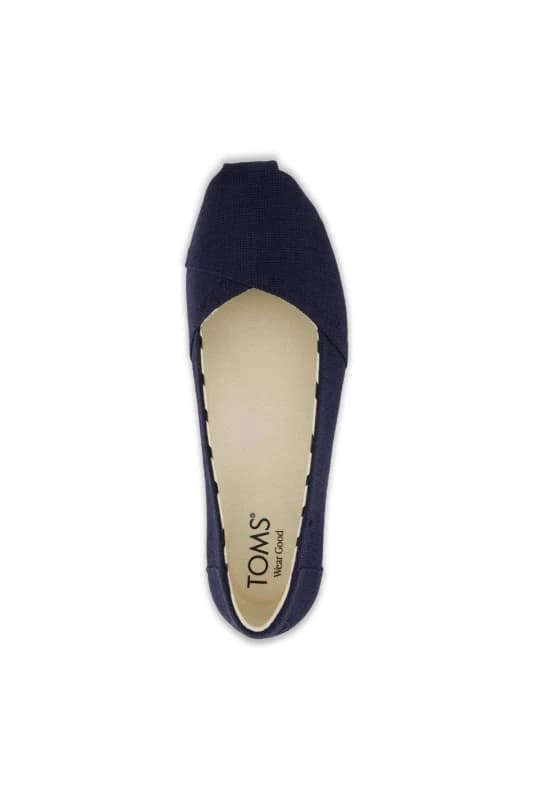 TOMS Womens Alpargata Ballet in Navy Size: 7 Navy Female 7
