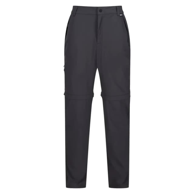 Regatta Mens Travel Lightweight Zip Off Walking Trousers 32R - Waist 32' (81cm), Inside Leg 32' ASH RMJ307-61I-32R