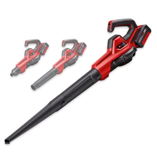 Einhell GE-UB 18/250 Li E 18v Cordless 3 Piece Pipe Garden Leaf Blower GE-UB 18/250 Li E Batteries: 1 x 4ah Li-ion