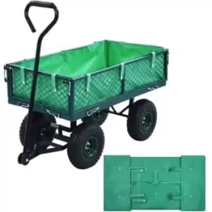 Garden Cart Liner Green Fabric - Green - Vidaxl