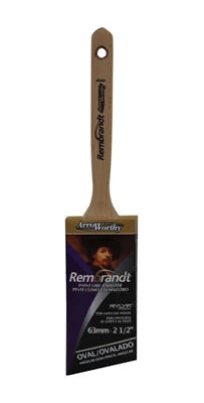 Arroworthy Rembrandt Semi Oval Angular Sash Paint Brush - 2.5"