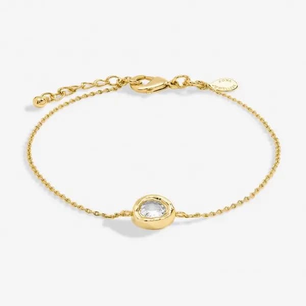 Solaria Zirconia Gold Plated 18cm + 3cm Bracelet 7164