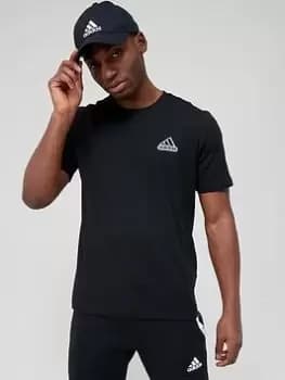 adidas Essentials Feel Cosy T-Shirt - Black, Size S, Men