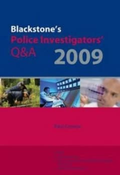 Blackstones Police Investigators Q and A 2009 by Paul Connor Book
