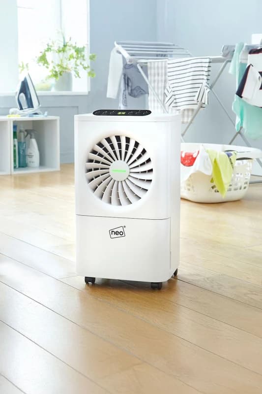 Neo 12L / Day Dehumidifier LED Digital Display Humidity Indicator Sleep Mode 24H Timer 3L Water Tank Continuous Drainage Home Bedroom Drying Clothes