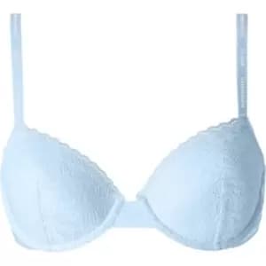 Calvin Klein Light Lined Balcony Bra - Blue