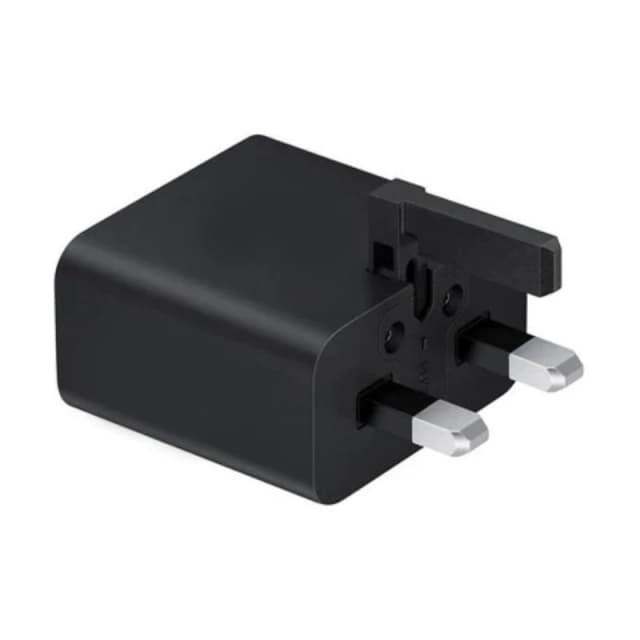 FDL 2 PORT 1 USB-A & 1 USB-C UK TRAVEL CHARGER 20W - BLACK