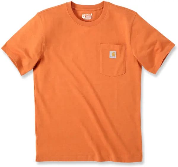 Carhartt Relaxed Fit Heavyweight K87 Pocket T-Shirt, orange, Size 2XL