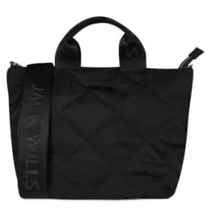 Jack Wills Quilted Tote Bag - Black
