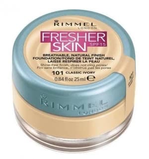 Rimmel Fresher Skin SPF15 101 Classic Ivory 25ml Pot