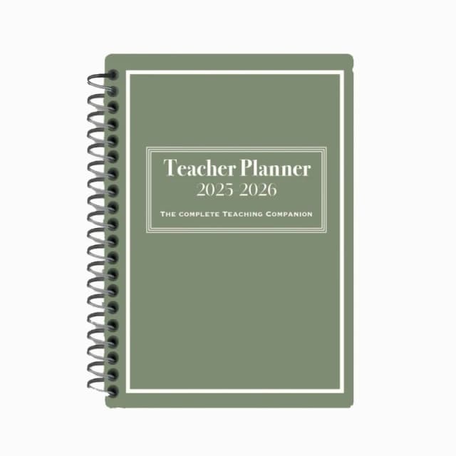 2025-2026 Dated Teacher Planner A4 Size Affordable IQT Books