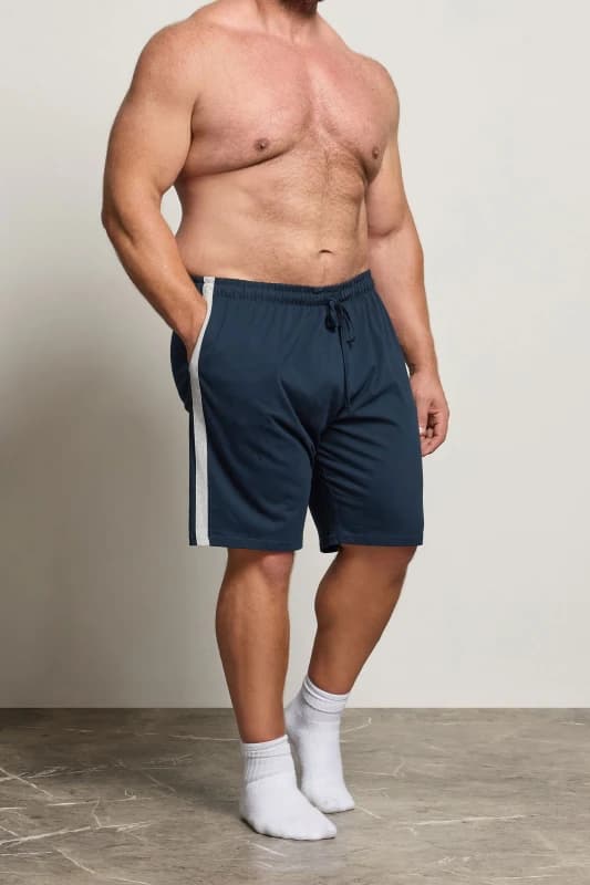 BadRhino BadRhino Men Lightweight Lounge Shorts in Dark Navy Size: 2X-large Dark Navy XXL Male 5063589365378