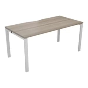 CB 1 Person Bench 1200 X 800 Cable Port Grey Oak-White