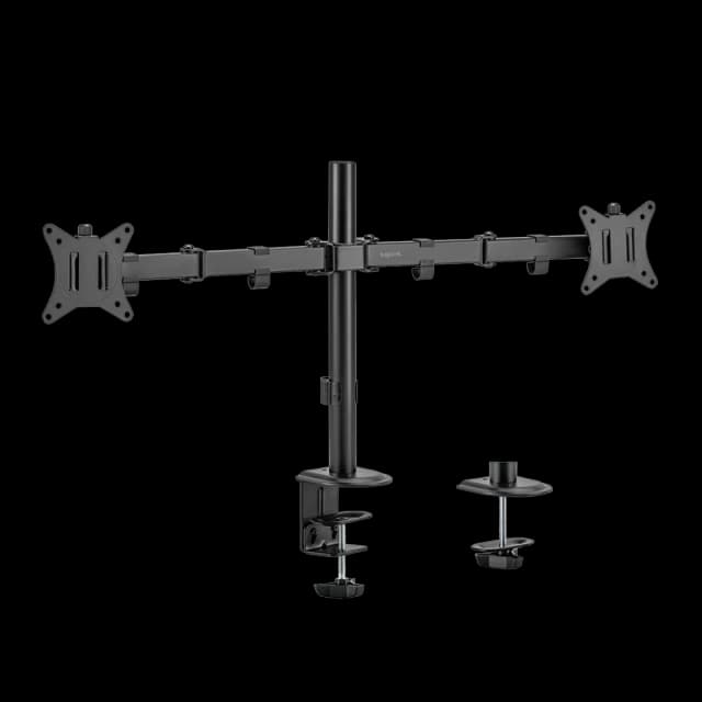 LogiLink Dual Monitor mount. 17"-32". steel. arm length: 376