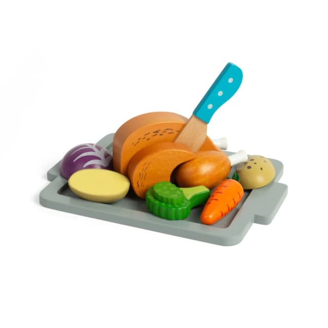 BIGJIGS Toys Roast Dinner Set