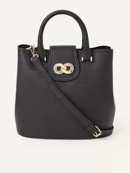 Accessorize Metal Detail Handheld, Black, Women