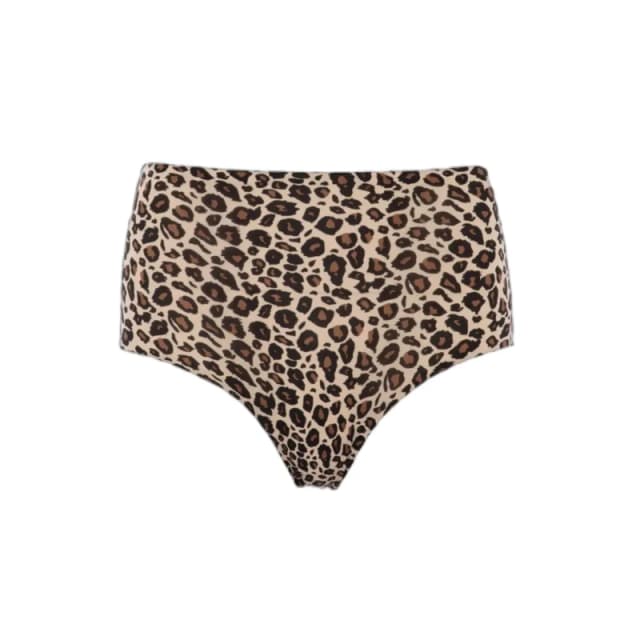 Chantelle Soft Stretch Knickers with High Waist Nude Leopard Women ONE SIZE