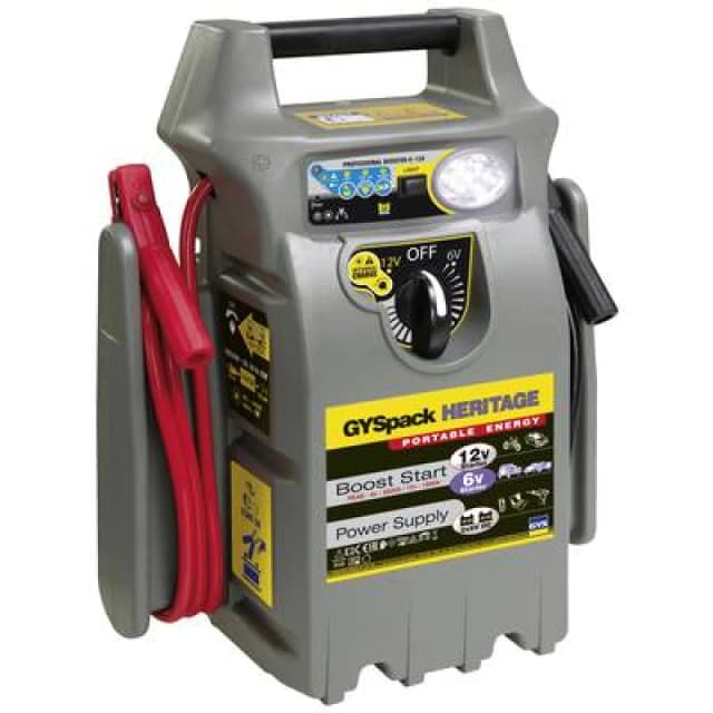 GYS GYS Quick start system Gyspack Heritage 025844 Jump start current (12 V)=450 A 230 V transformer, Polarity and circuit protection 025844