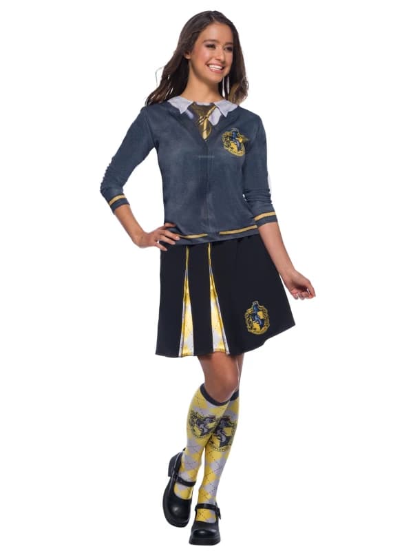 Rubies Adult Hufflepuff Costume Top Multi unisex