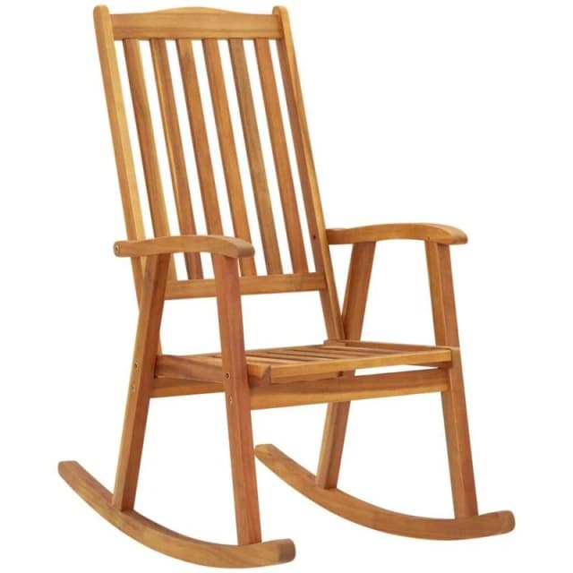 VIDAXL Rocking Chair Solid Acacia Wood Vidaxl 8720286113639