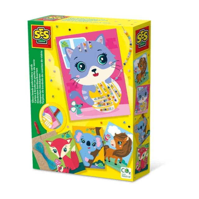 SES Creative Glass Beads Embroidery Cards Multi unisex One Size