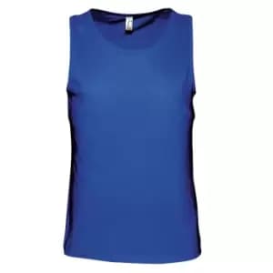 SOLS Mens Justin Sleeveless Tank / Vest Top (L) (Royal Blue)