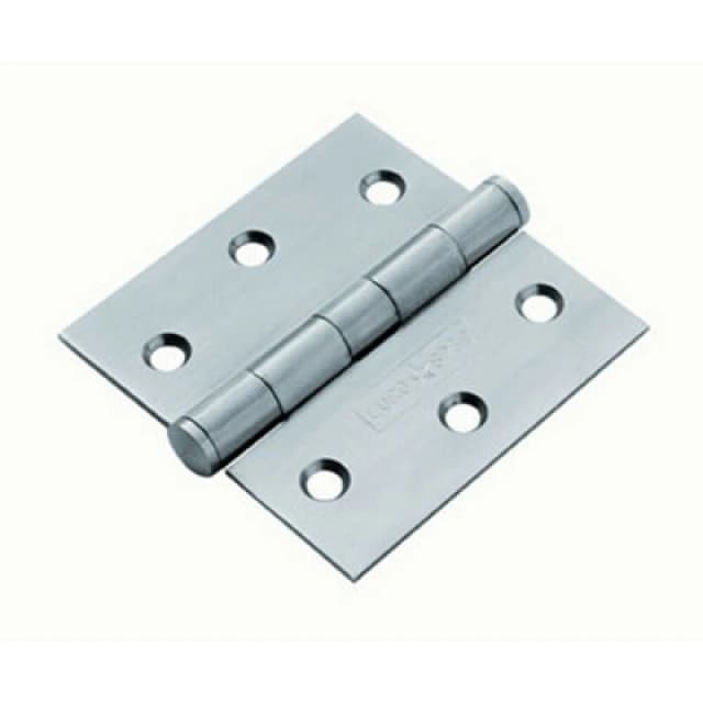 Loops PAIR 76 x 76 x 2mm Standard Bearing Door Hinge Satin Stainless Steel Metallics