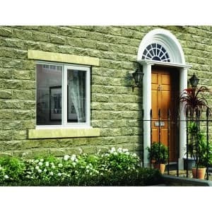Wickes White Timber Casement Window - RH Side Hung and Fixed Lite 1045 x 1195mm