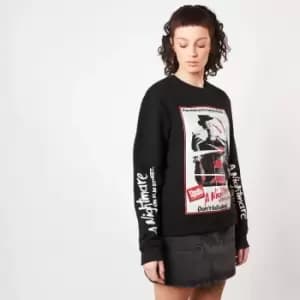 A Nightmare On Elm Street Don't Fall Asleep Womens Sweatshirt - Black - L - Black