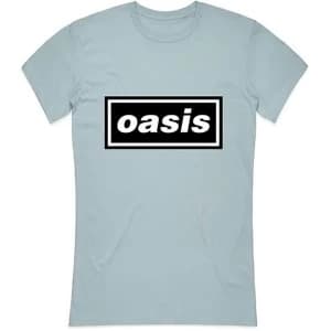 Oasis - Decca Logo Ladies Large T-Shirt - Blue