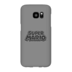 Nintendo Super Mario Distressed Logo Phone Case - Samsung S7 Edge - Snap Case - Gloss
