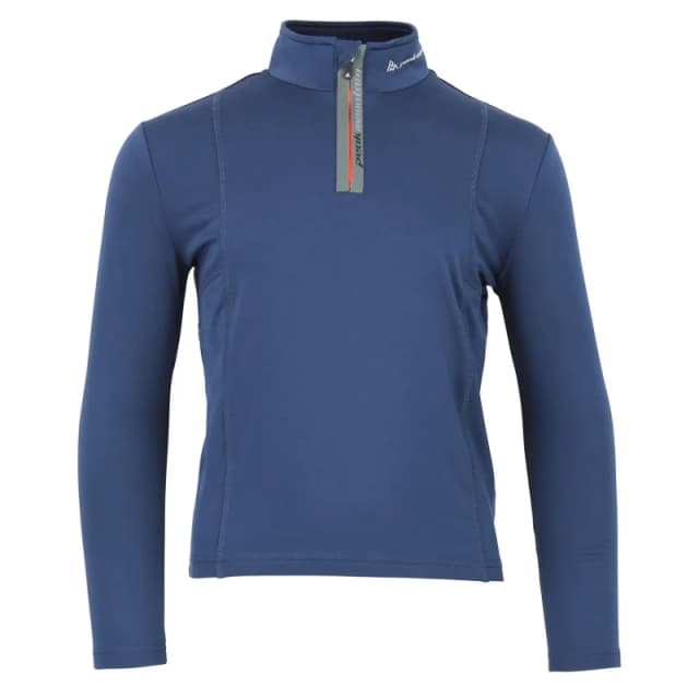 Kids' base layer T-Shirt with zip Peak Mountain Ecanevi Bleu Male 6 ans